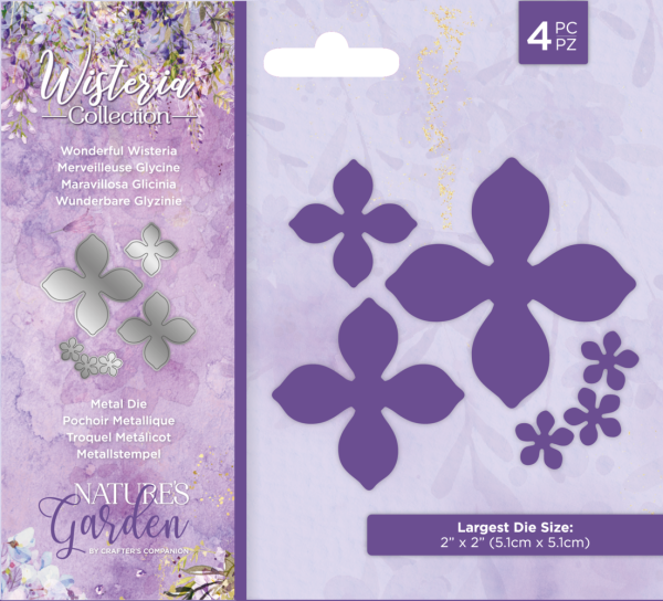 Crafters Companion - Dies -Wonderful Wisteria - Stanze