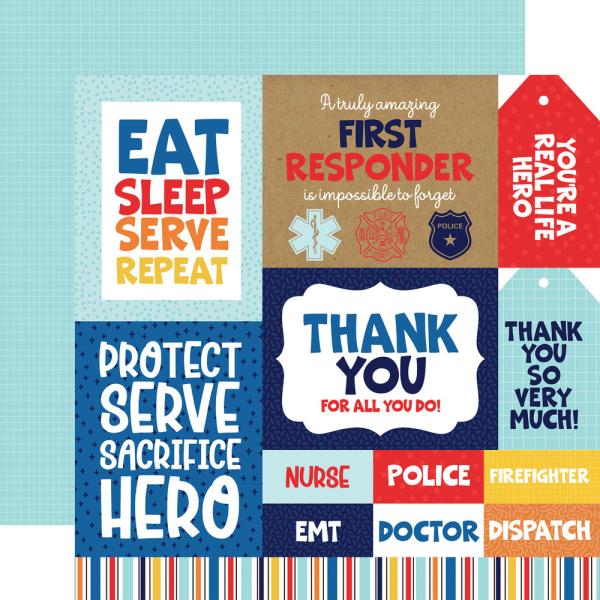 Echo Park - Collection Kit 12x12" - "First Responder"