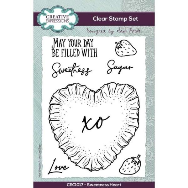 Creative Expressions - Clear Stamp A6 - Sweetness Heart  - Stempel