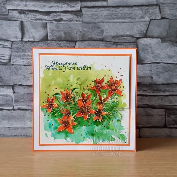Creative Expressions - Craft Dies - Sweet Lilies Edger  - Stanze