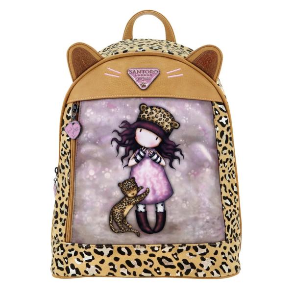 Gorjuss Santoro - Rucksack Large Purrrrrfect Love