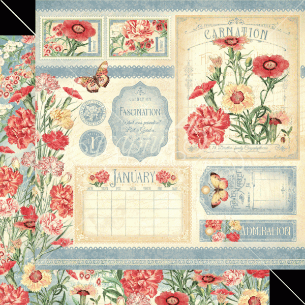 Graphic 45 - "Flower Market " - 8x8" Collection Pack