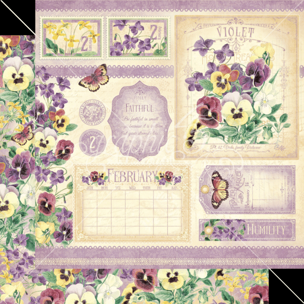 Graphic 45 - "Flower Market " - 8x8" Collection Pack