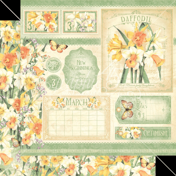 Graphic 45 - "Flower Market " - 8x8" Collection Pack