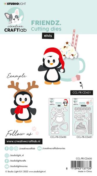 Creative Craft Lab - Studio Light - Dies - Penguin Elvis - Stanze 