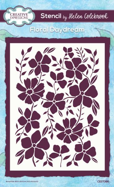 Creative Expressions - Stencil - Floral Daydream - Schablone