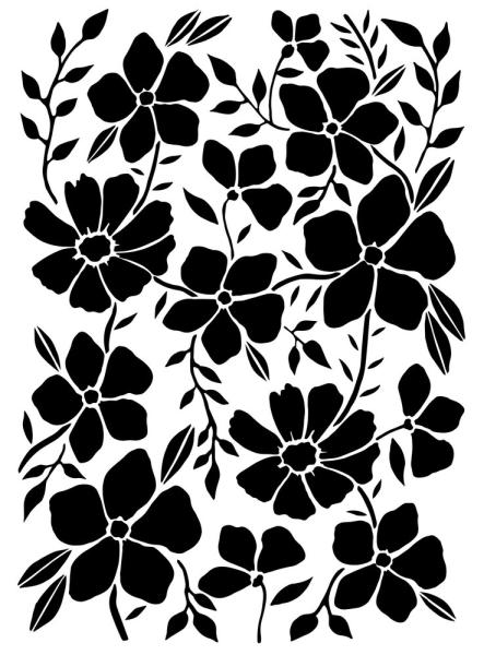 Creative Expressions - Stencil - Floral Daydream - Schablone