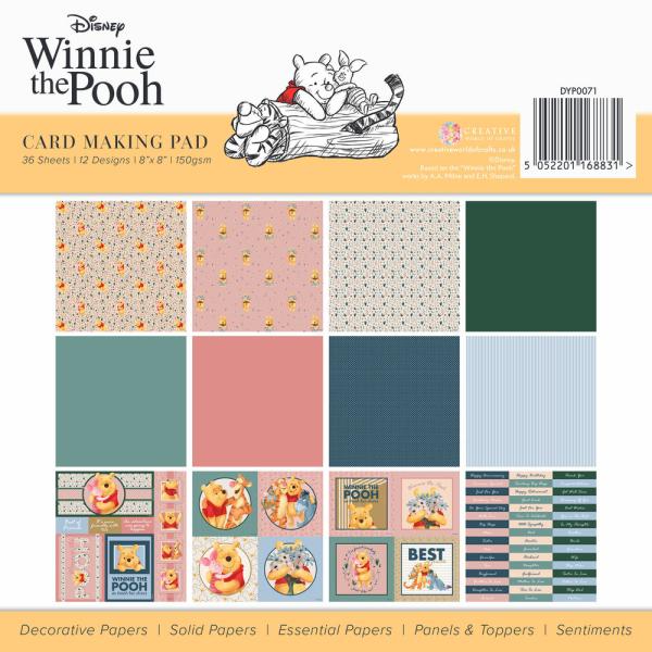 Creative Expressions - Paper Pack Disney 8x8 Inch - Winnie the Pooh 