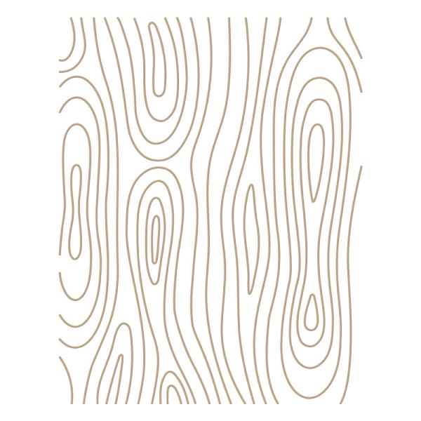 Spellbinders Hot Foil Plate - "Woodgrain Background"
