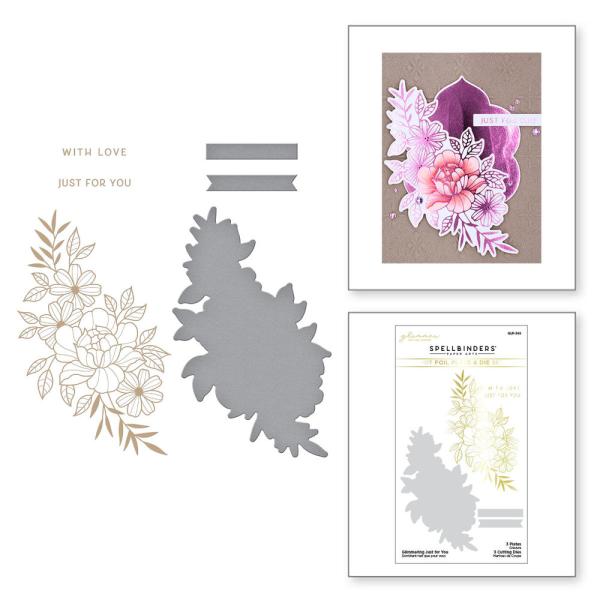 Spellbinders - Hot Foil Plate - Glimmer - Glimmering Just for You 
