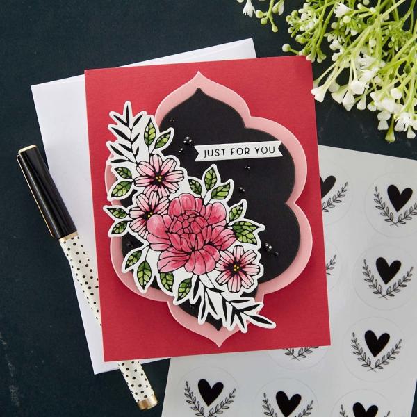 Spellbinders - Hot Foil Plate - Glimmer - Glimmering Just for You 