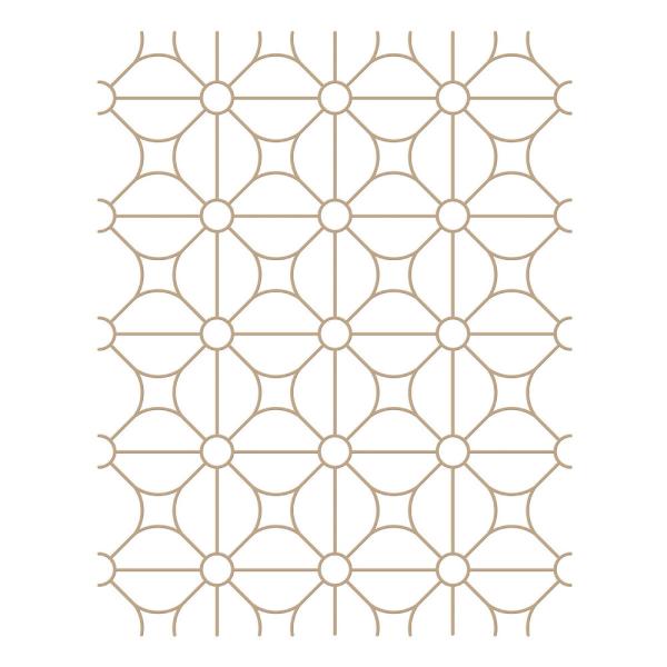 Spellbinders - Hot Foil Plate - "Geometric Flower Background"