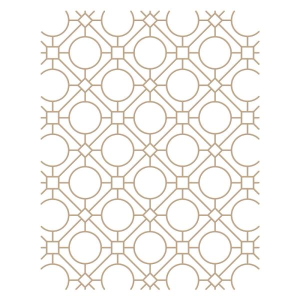 Spellbinders - Hot Foil Plate - "Geometric Optical Background"