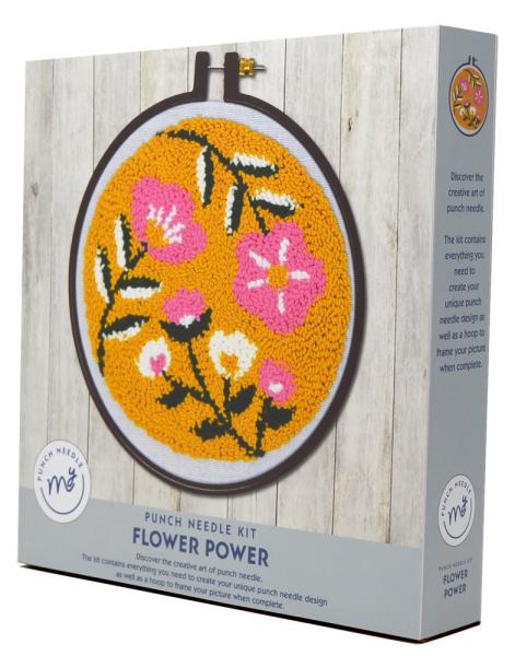 Creative Expressions - My Punch Needle - Flower Power - Stanznadelstickerei Kit 