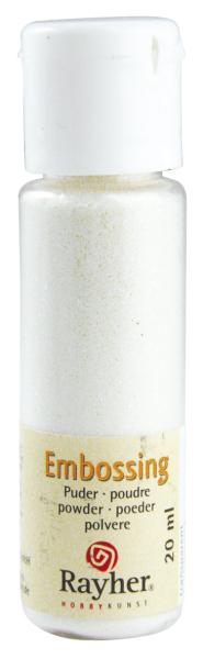 Embossingpulver - Embossingpuder 20 ml irisierend transparent