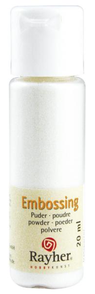 Embossingpulver - Embossingpuder 20 ml kristall transparent