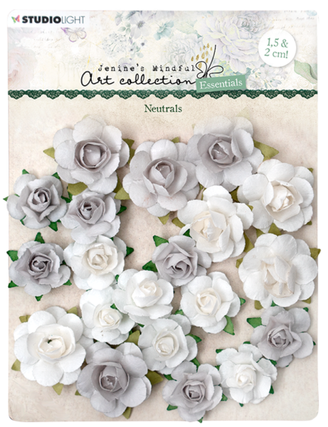 Studio Light - Paper Flowers - Neutrals - Papierblumen