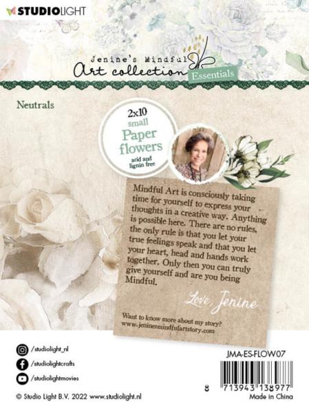 Studio Light - Paper Flowers - Neutrals - Papierblumen