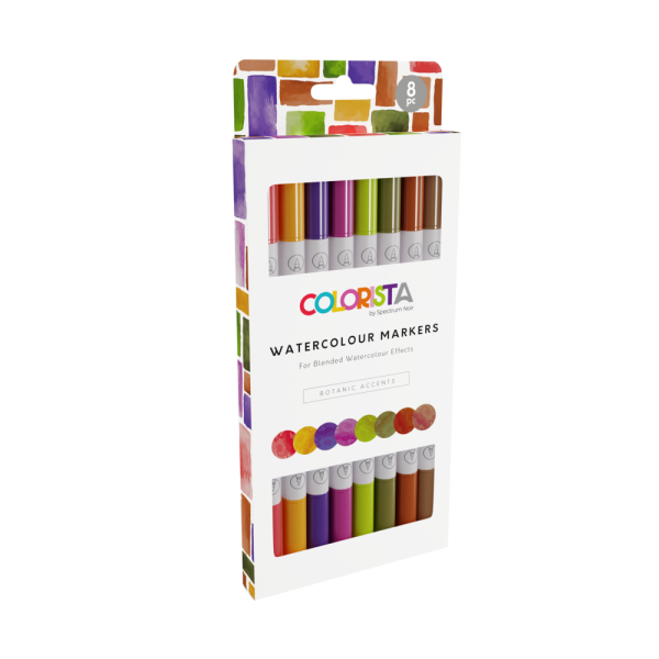 Spectrum Noir - Colorista Watercolour Marker - " Botanic Accents " - Aquarellmarker