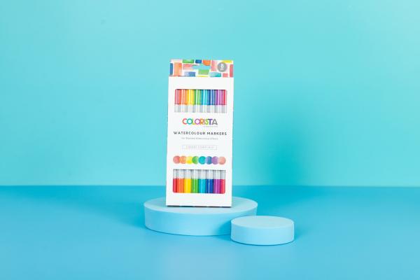 Spectrum Noir - Colorista Watercolour Marker - " Vibrant Essentials " - Aquarellstifte
