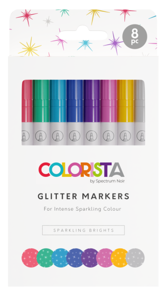 Spectrum Noir - Colorista Glitter Marker - " Sparkling Brights "