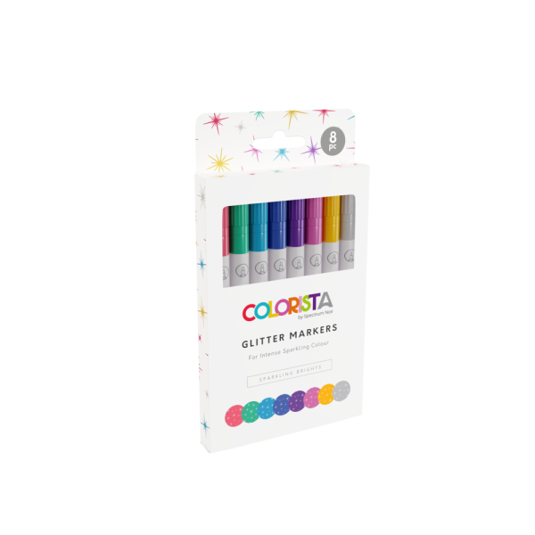 Spectrum Noir - Colorista Glitter Marker - " Sparkling Brights "