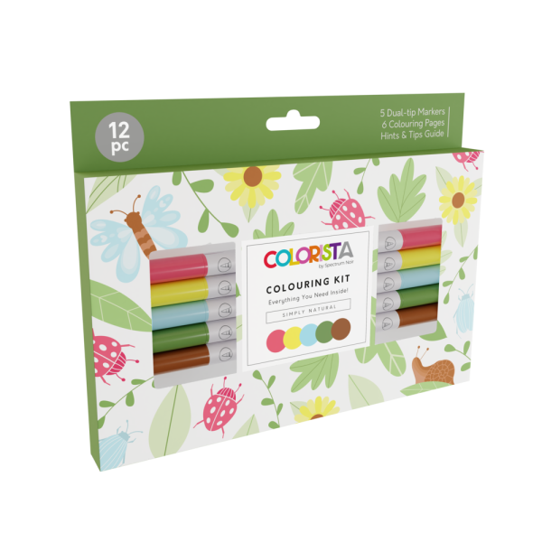 Spectrum Noir - Colouring Kit - " Simply Natural " - Alkoholmarker 