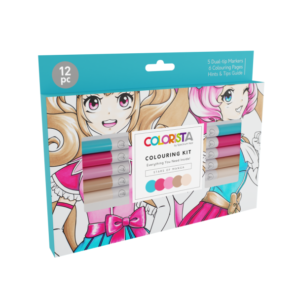 Spectrum Noir - Colouring Kit - " Stars of Manga  " - Alkoholmarker 