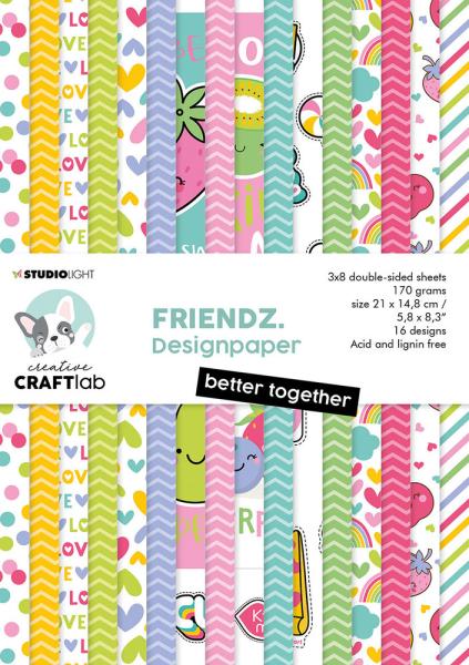Creative Craft Lab - Studio Light - Paper Pad -  Better Together  - Papier Pack 