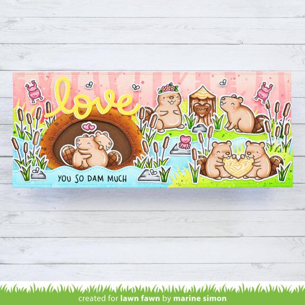 Lawn Fawn Stempelset "So Dam Much" Clear Stamp