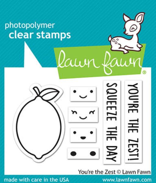 Lawn Fawn Stempelset "You're The Zest" Clear Stamp