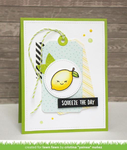 Lawn Fawn Stempelset "You're The Zest" Clear Stamp