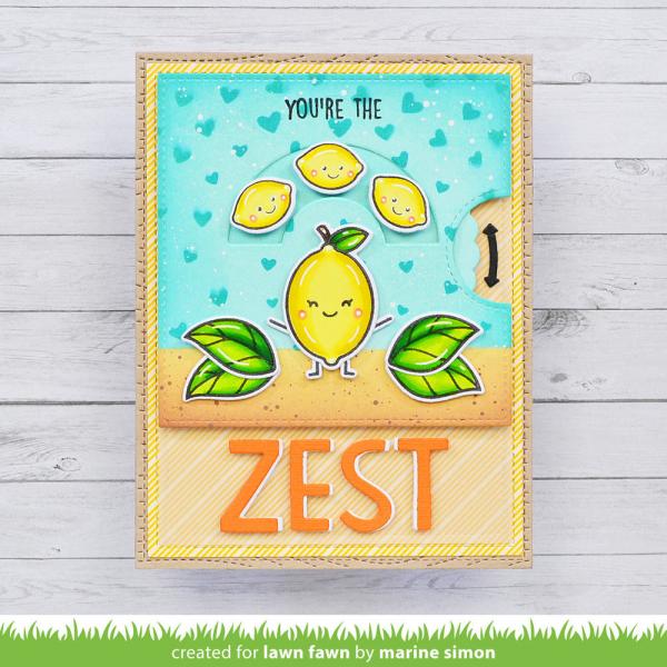 Lawn Fawn Stempelset "You're The Zest" Clear Stamp