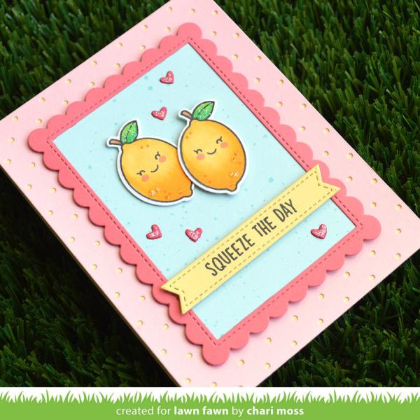 Lawn Fawn Stempelset "You're The Zest" Clear Stamp