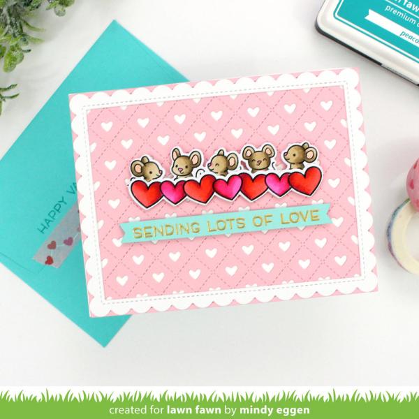 Lawn Fawn - Washi Tape - String Of Hearts 