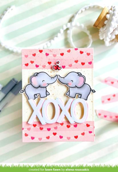 Lawn Fawn - Washi Tape - String Of Hearts 
