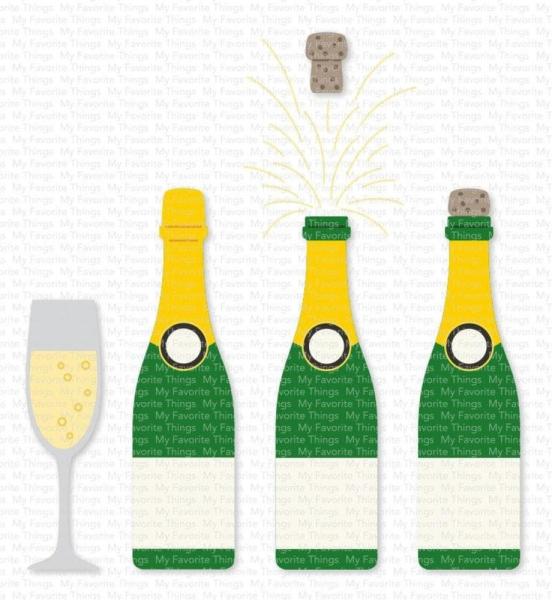 My Favorite Things Die-namics "Pop the Champagne" | Stanzschablone | Stanze | Craft Die