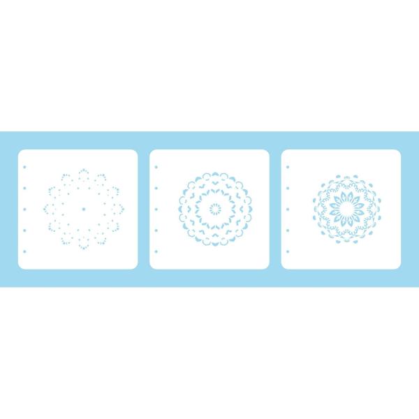 Nellie's Choice - Stencils for Magnetic Colouring - Layered Stencil - "Mandala-1 " - Schablone