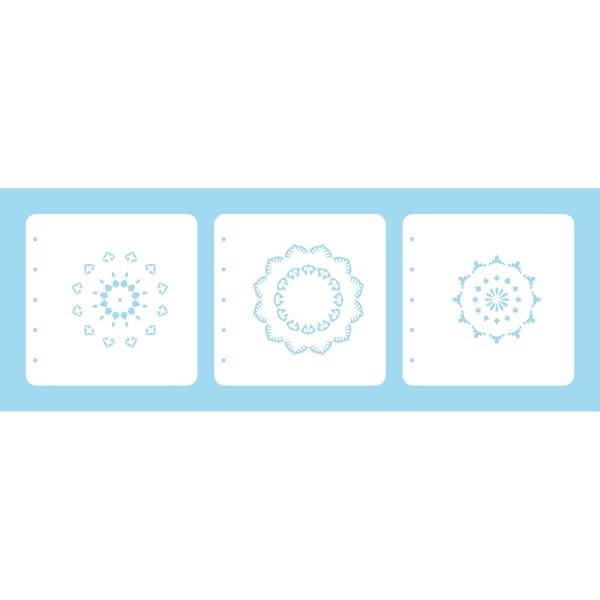 Nellie's Choice - Stencils for Magnetic Colouring - Layered Stencil - "Mandala-2 " - Schablone