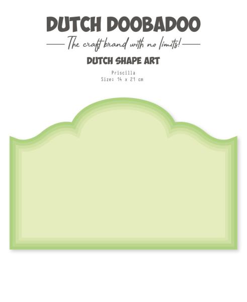 Dutch Doobadoo - Stencil - Dutch Shape Art - " Priscilla " - Stencil A5 - Schablone