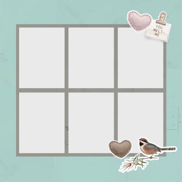 Simple Stories - Die Cuts Cardstock - "Vintage Winter Woods " - Stanzteile