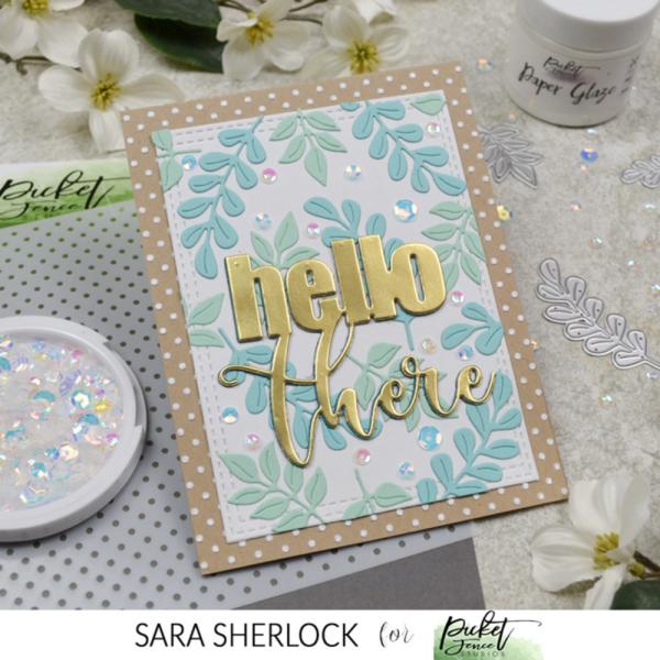 Picket Fence Studios - Stencil - " A Whole Lot of Polka Dots" - Schablone