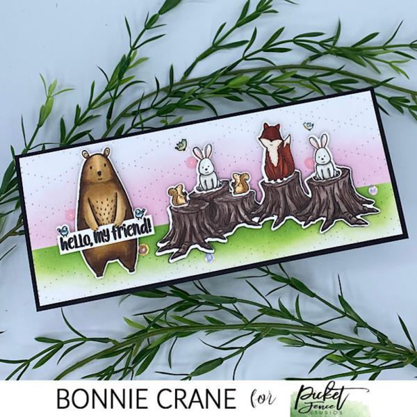 Picket Fence Studios - Cover Plate Dies - Slim Line - "Pierced Blanket " - Stanze