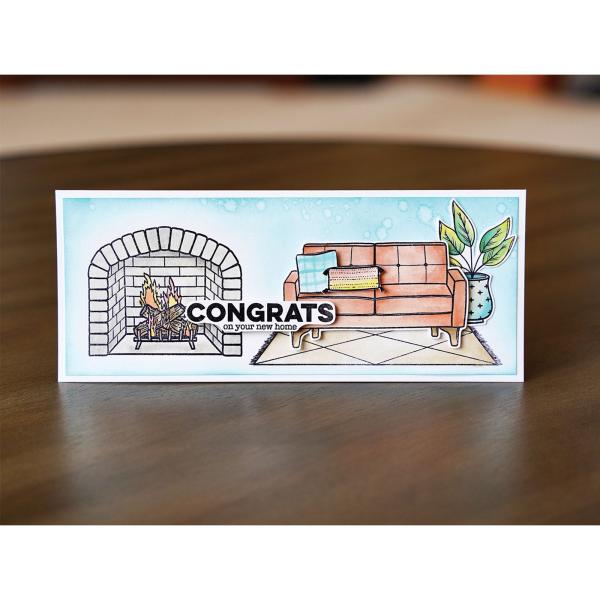 Ranger - Clear Stamps by Simon Hurley Create - Welcome home - Stempel  