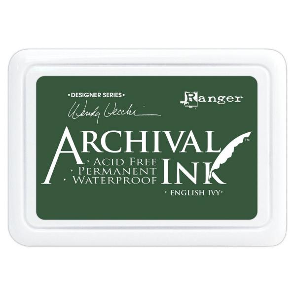 Ranger - Archival Ink Pad - English ivy - Stempelkissen - Pigmenttinte