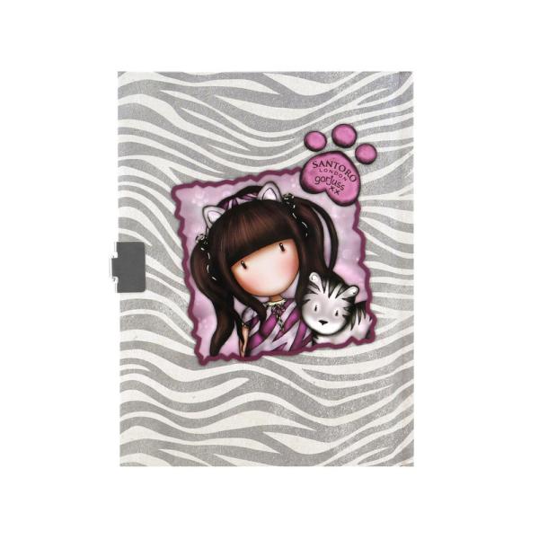 Gorjuss Santoro - Lockable Journal Set Ruby Wild - Notebook Set 