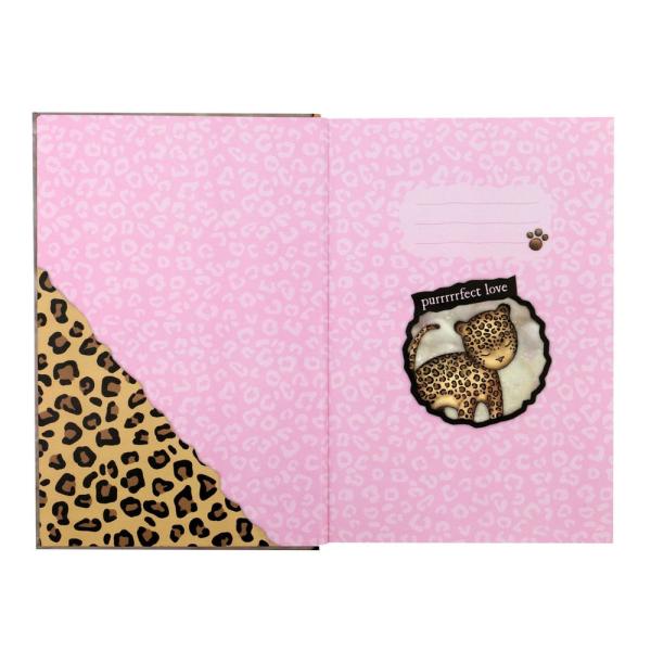 Gorjuss Santoro - Casebound Journal Purrrrrfect Love - Notzibuch