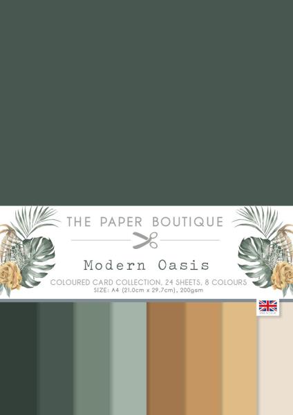 The Paper Boutique - Colour Card Collection  -  Modern Oasis  - A4 - Cardstock