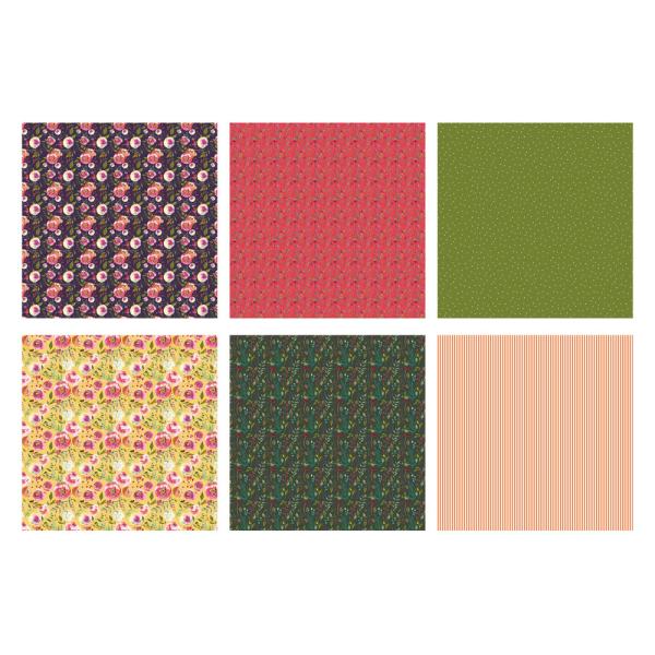 The Paper Boutique - Decorative Paper - Peony Dreams  - 8x8 Inch - Paper Pad - Designpapier