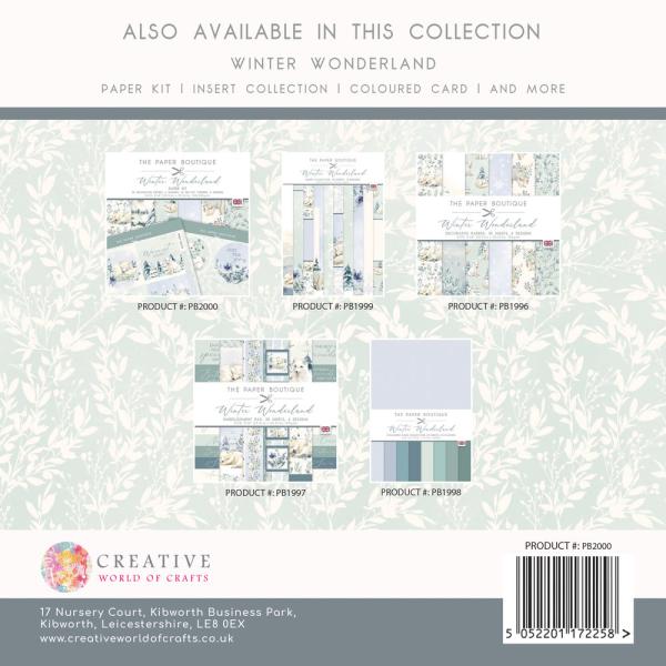 The Paper Boutique - Paper Kit - Winter Wonderland  - Die Cut Toppers - Designpapier 